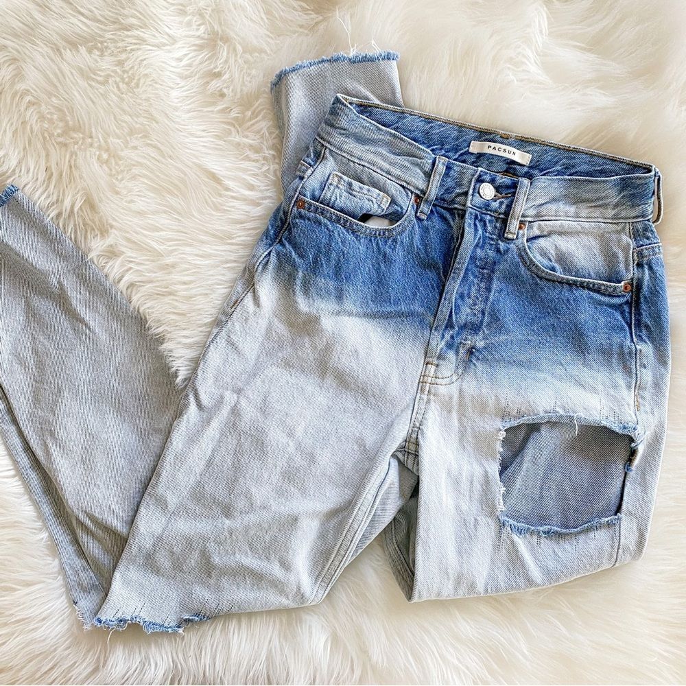 PacSun Ultra High Rise Slim Ombre Jeans